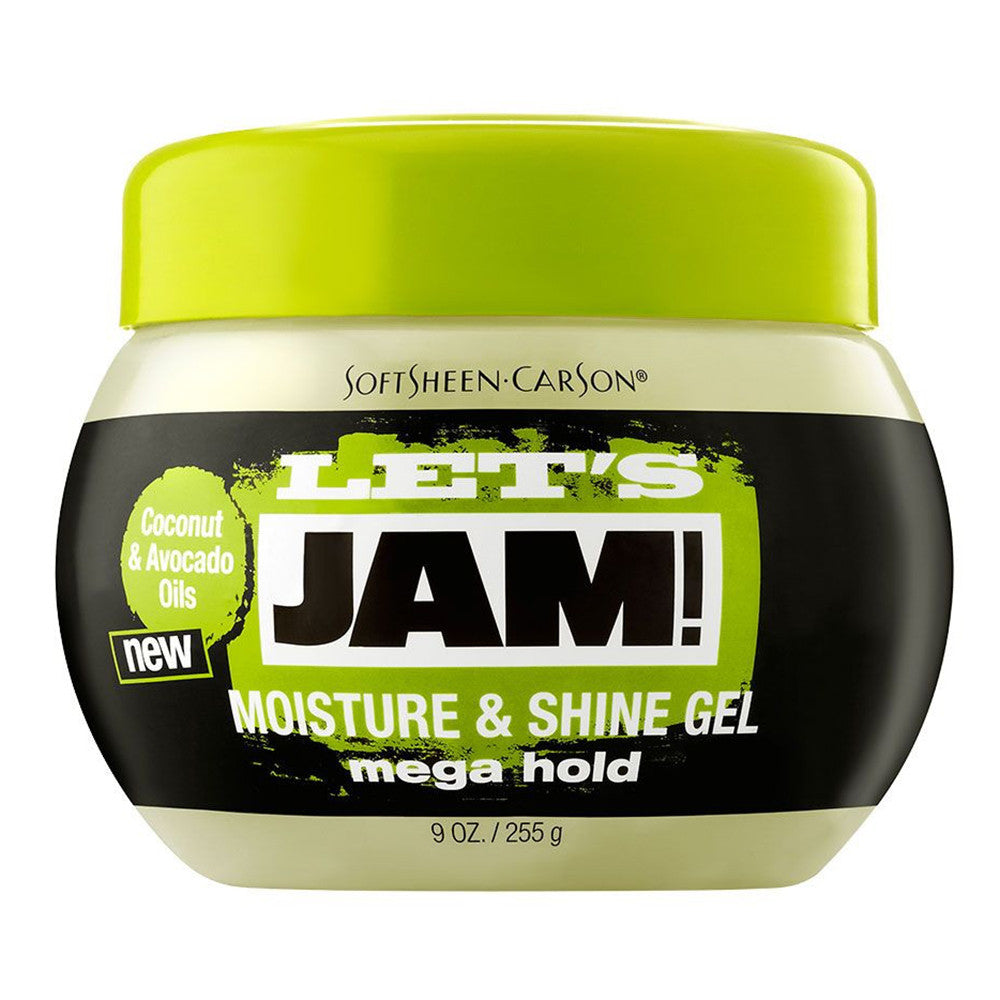 Soft Sheen Carson Lets Jam Moisture And Shine Gel, Mega Hold, 9 oz